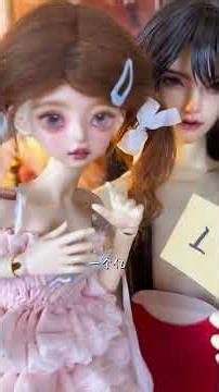 「surprise～」看到白六叫什麼？ #我在驚悚遊戲裡封神 #白六 #bjd #cos #手工