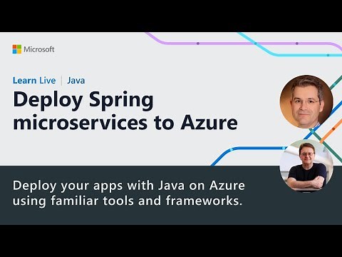 Learn Live - Deploy Spring microservices to Azure