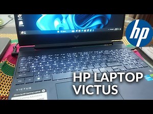 How to turn on keyboard light on hp Victus laptop | turn on backlit keyboard on hp laptop victus