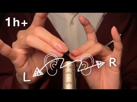 ASMR Brain-Penetrating Finger Tapping for Tingles 1HOUR (No Talking)