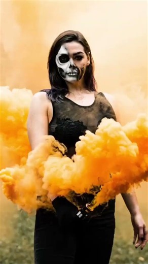 Purple Smoke Bombs Look Unreal on Camera