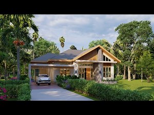 Iconic Design#55, 46x35 sq-ft Modern Forest House Tour Tropical Luxury Retreat in Nature