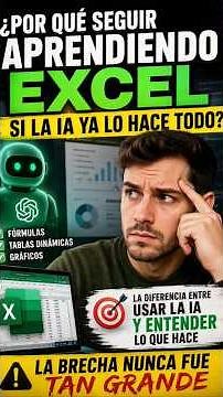 Why keep learning EXCEL if AI already does it all? 🤯