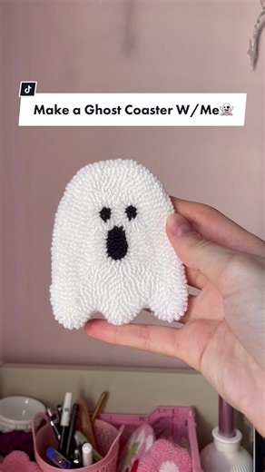 Ghost Drink Coaster DIY Tutorial