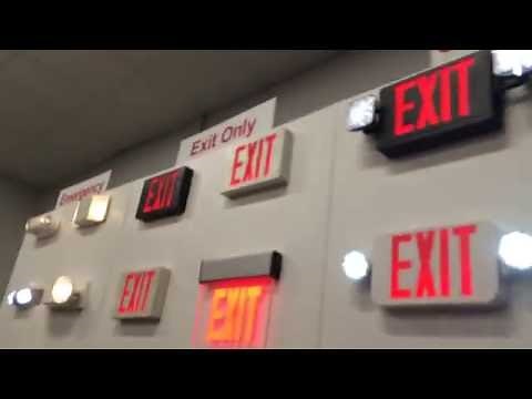 Exit Signs + Emergency Lights | The Korsen Training Center