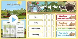 Year 1 Word of the Day Summer 1 Display Pack