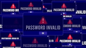 Invalid Alert Warning Error Window Pop-up Stock Footage Video (100% Royalty-free) 1105146345 | Shutterstock