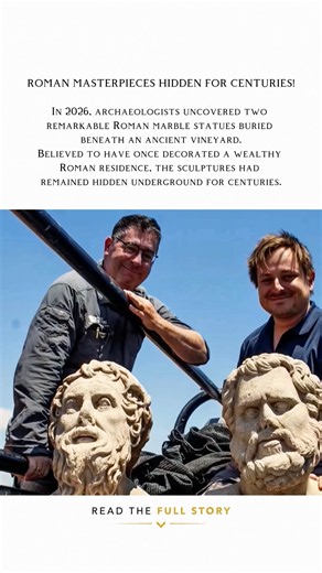 Two Roman Statues Hidden Underground for 1,700 Years!
