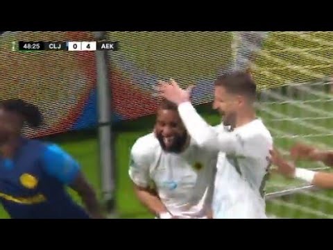 Harold Moukoudi Goal | Celje vs AEK Athens 0-4 | Highlights | Conference League 26