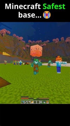 Minecraft Safest Base Ever...! #minecraft #invincible #minecraftmemes
