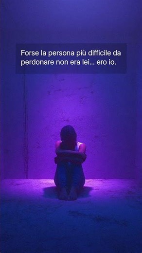 Forse la persona più difficile da perdonare non era lei. Ero io.