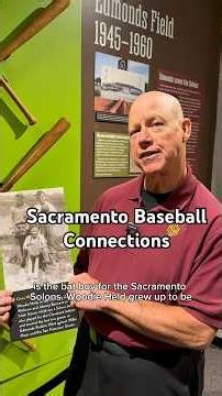 Sacramento baseball connections in our new exhibit, Play Ball! Sacramento in the National Pastime