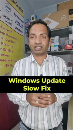 Windows Update Slow Fix | IT GURUJI #computer #laptop #pc #shorts #viral