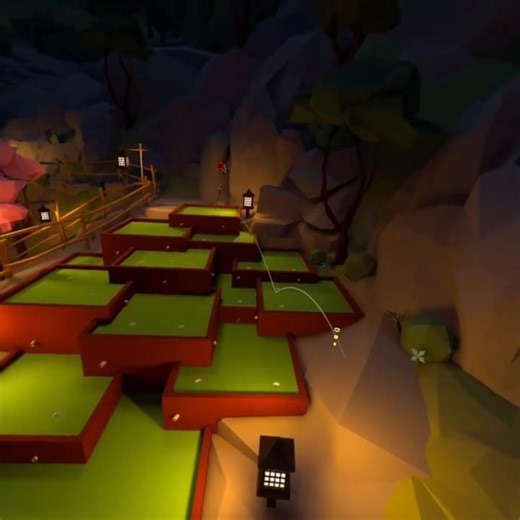 Walkabout Mini Golf, Cherry Blossom, Hard, Hole 10, Hole in 1.