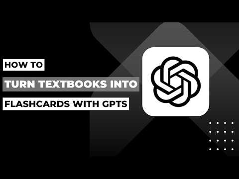 How To Turn Textbooks Into Flashcards With GPT !