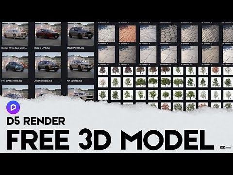 FREE 3D MODELS AND MATERIAL FOR D5 RENDER | Boost Your Renders Instantly
