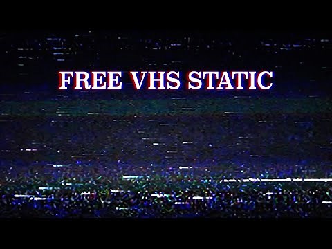 VHS Static & Hum - 100% FREE (Looping Stock Footage Clip)