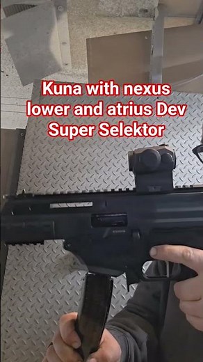 Springfield Kuna with super safety in nexus lower #atrius #supersafety #Kuna #fullautofriday