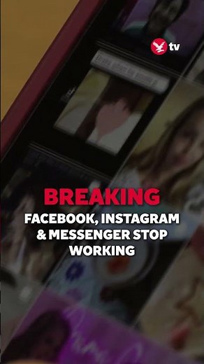 Facebook, Instagram & Messenger stop working #shorts