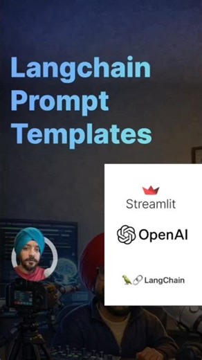 Langchain prompt templates #ai #aiagent #aitools #langchain #ollama