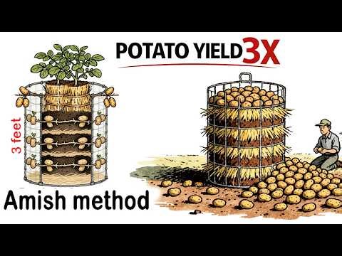 2 Square Feet Feeds a Family! Amish Potato Secret Revealed