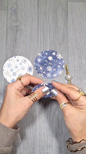 Snowflake Paper Angels: Handmade Magic for Your Tree 🌲👼🩵❄️ #viral #video #fblifestyle | Yeliz Craft & Hobby Time