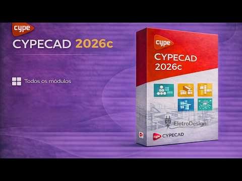 CYPE Menu 2026c Pronto para uso | CYPECAD 2026c