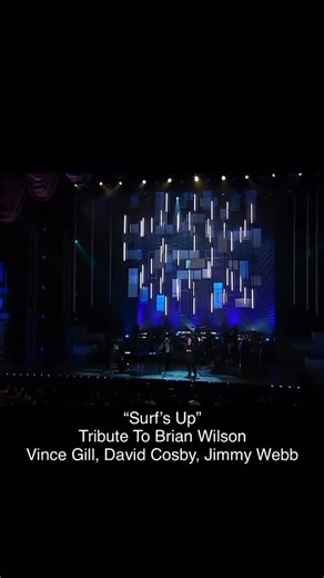 1K views · 37 reactions | A stunning live performance of Brian Wilson’s masterpiece “Surf’s Up” by Vince Gill, David Crosby and Jimmy Webb taken from “An All-Star Tribute To Brian Wilson” concert in 2001. #brianwilson #beachboys #music #musicvideo #musicreels #songwriter #musiclover #instamusic #video #classicrock #classicalbum #musiclegend #singer #reels #shorts #musician #livemusic #concert | Only Kid With A Camera | Facebook