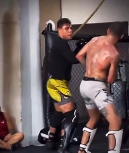 Alex Pereira & Caio Borralho sparring footage has dropped 🔥💪🏻 | Combat Sports UK