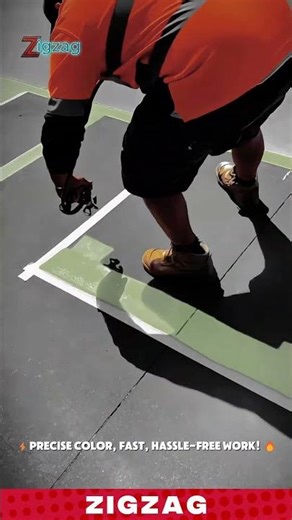 Fast & Precise Airless Sprayer for Hassle-Free Floor Marking and Stencil Application #marking