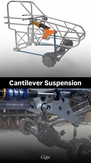 Engineering & Industrial on Instagram: "Cantilever Suspension: Where Gravity Defies Expectation!⚙️ No central support? No problem. Cantilever suspension is the art of balancing massive loads on anchored ends, creating breathtaking bridges, sky-high balconies, and daring architectural forms that seem to float on air. 🔧 How Cantilever Suspension Works: A cantilever is a rigid structural element anchored at only one end, with the other end extending freely into space. In suspension form, it often