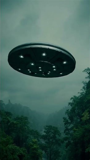 Alien Saucer Descent 👽 Cinematic UFO Encounter