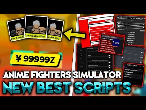 [UPDATE 26] Anime Fighters Simulator Script GUI / Hack Pastebin 2022 BEST AUTO FARM