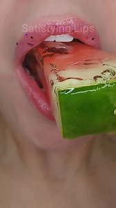 1.4M views · 8.3K reactions | ASMR Satisfying Eating Crunchy Tanghulu Watermelon  #asmr #asmrcrunch #satisfyinglips | Satisfying Lips | Facebook