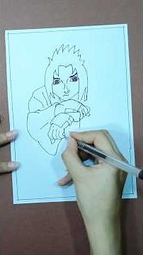 Sasuke Uchiha Epic Drawing | Realistic Anime Art