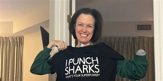 Shark bite victim who lost hand hopes to raise money for prosthetic her insurance won’t cover