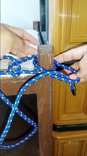 Easy way to tie amazing rope knots#diy #innovations