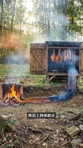 Have you ever seen cured pork smoked like this? #shorts | #documentary #interesting #creative