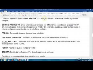 Ejercicio Access 2016 Parte 2 RESUELTO