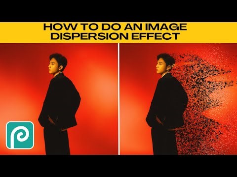 Create a DISPERSION Effect in Photopea (Easy Dissolve Effect!)