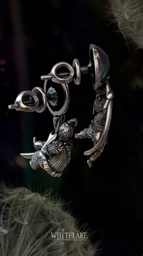 Whitelake. Авторские серьги Мэй и Коди It Takes Two (код на сайте 2714)