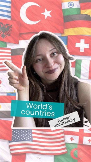 🌍 Countries you would never guess in Turkish Some country names in Turkish sound completely different from English. Let’s test your intuition 👀 🇬🇷 Yunanistan - Greece 🇭🇺 Macaristan - Hungary 🇮🇳 Hindistan - India 🇩🇪 Almanya - Germany 🇦🇱 Arnavutluk - Albania 🇲🇦 Fas - Morocco 🇸🇪 İsveç - Sweden 🇨🇭 İsviçre - Switzerland 🇺🇸 ABD - United States 🇩🇿 Cezayir - Algeria 🇪🇬 Mısır - Egypt 🇯🇴 Ürdün - Jordan 🇬🇪 Gürcistan - Georgia Turkish geography vocabulary can surprise you a lot. 