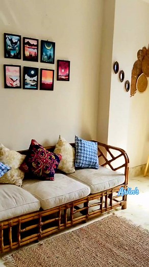 Get this premium frame with PVC Wallboard from arlins. Feel free to inbox us for any query. #wallframe #walldecor #interiordesign #interior | Arlin's