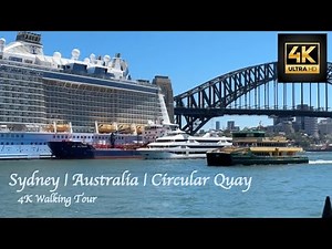 Sydney | Australia | Circular Quay | Walking tour | 4K 60 fps