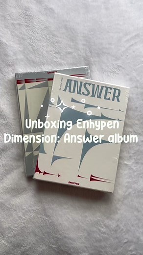 Enhypen Dimension: Answer Album Unboxing & Photocard Reveal