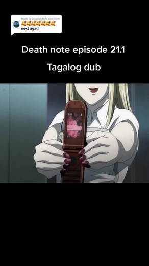 Replying to @amaniali461 Death note episode 21.1 Tagalog dub#deathnote #fypanime #deathnotedit #foryourpage