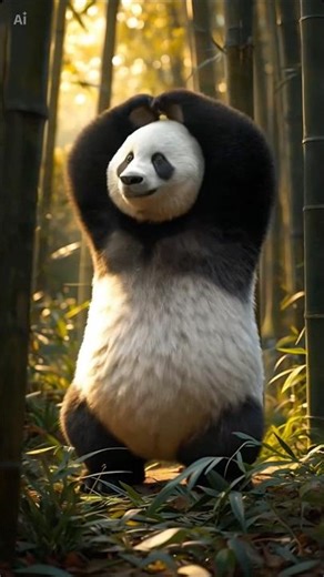 Panda’s dance move #foryou #fyp #dancing #goodvibes #happy