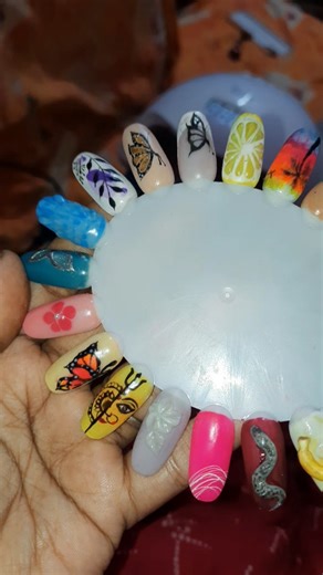 5d nail art 💅🏻🧿