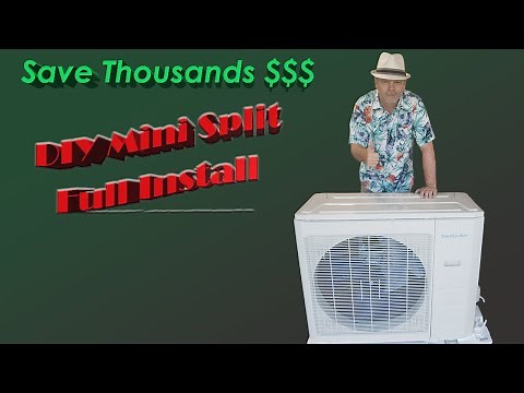 How to install Ductlessaire mini split