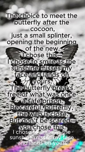 🦋 The Butterfly’s Choice | A Poem on Growth and Freedom #heartfeltpoem